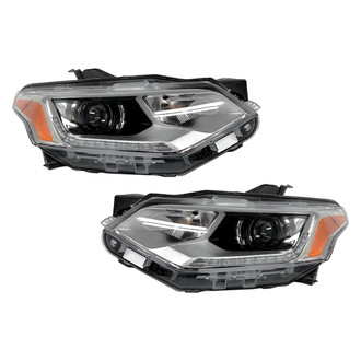 Replace® - Driver and Passenger Side Replacement Headlight Set (CAPA Certified)