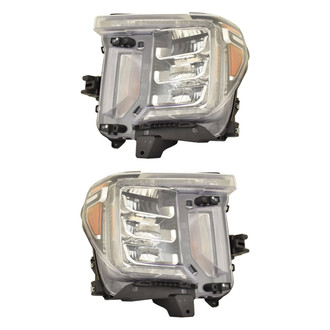 Replace® - Driver and Passenger Side Replacement Headlight Set (Standard Line)