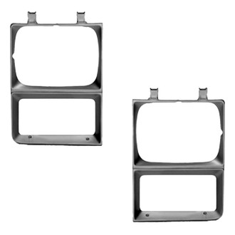 Replace® - Driver and Passenger Side Headlight Bezel Set (Standard Line)