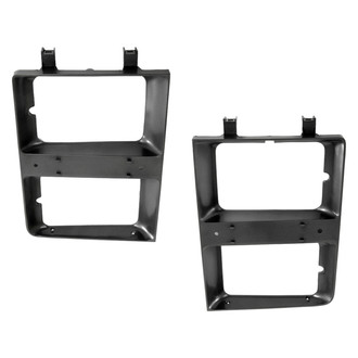 Replace® - Driver and Passenger Side Headlight Bezel Set (Standard Line)