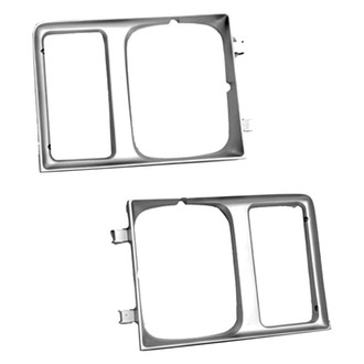 Replace® - Driver and Passenger Side Headlight Bezel Set (Platinum Plus)