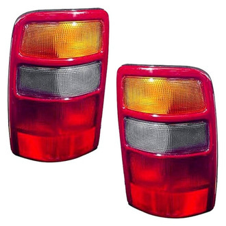Replace® - Driver and Passenger Side Replacement Tail Light Lens and Housings (Value Line)