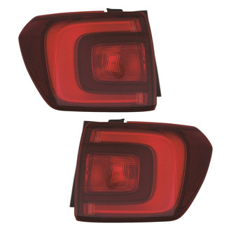 Replace® - Driver and Passenger Side Outer Replacement Tail Lights (CAPA Certified)