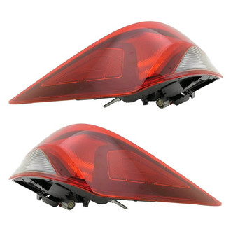 Replace® - Driver and Passenger Side Outer Replacement Tail Lights (CAPA Certified)