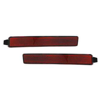 Replace® - Rear Driver and Passenger Side Bumper Reflector Set (CAPA Certified)