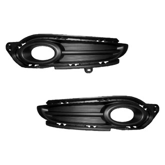 Replace® - Front Driver and Passenger Side Fog Light Bezel Set (Standard Line)