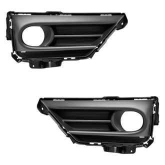 Replace® - Front Driver and Passenger Side Fog Light Bezel Set (CAPA Certified)