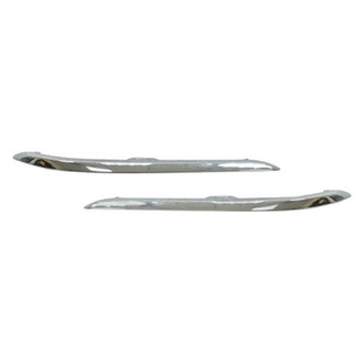 Replace® - Front Lower Driver and Passenger Side Bumper Cover Molding Set (Standard Line)