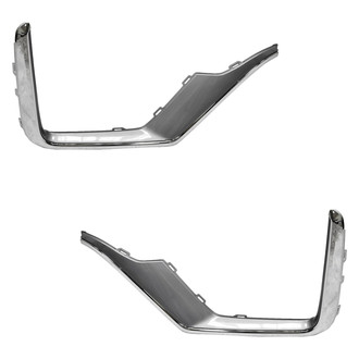 Replace® - Front Lower Driver and Passenger Side Bumper Cover Molding Set (Standard Line)