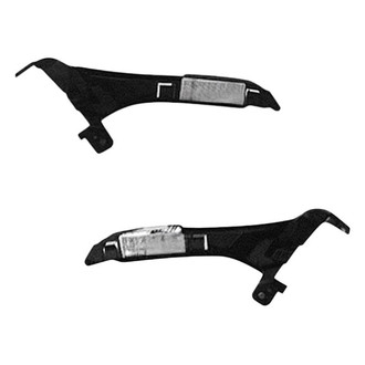 Replace® - Front Driver and Passenger Side Bumper Cover Side Beam Set (Standard Line)