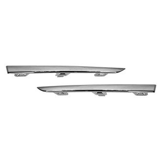 Replace® - Rear Driver and Passenger Side Bumper Cover Molding Set (Standard Line)