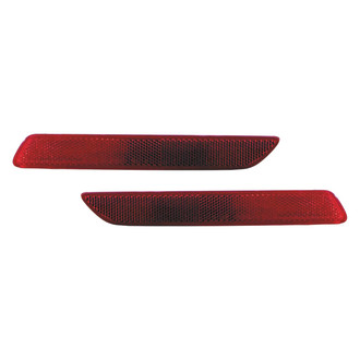 Replace® - Rear Driver and Passenger Side Bumper Reflector Set (CAPA Certified)
