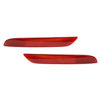 Replace® - Rear Driver and Passenger Side Bumper Reflector Set (CAPA Certified)