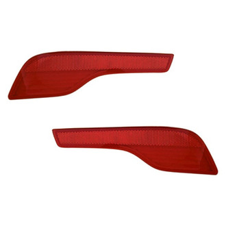 Replace® - Rear Driver and Passenger Side Bumper Reflector Set (CAPA Certified)