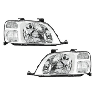 Replace® - Driver and Passenger Side Replacement Headlight Set Lens and Housing (CAPA Certified)