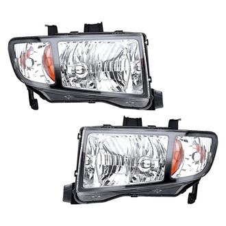 Replace® - Driver and Passenger Side Replacement Headlight Set Lens and Housing (CAPA Certified)