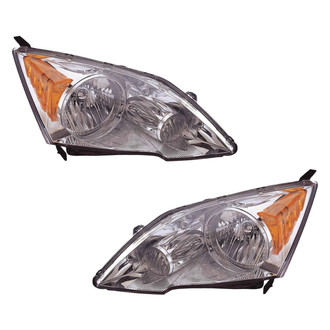 Replace® - Driver and Passenger Side Replacement Headlight Set Lens and Housing (CAPA Certified)