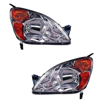 Replace® - Driver and Passenger Side Replacement Headlight Set Lens and Housing (CAPA Certified)