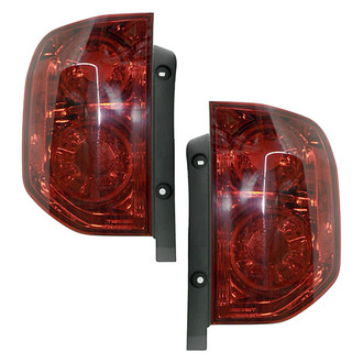 Replace® - Driver and Passenger Side Replacement Tail Light Lens and Housings (Value Line)