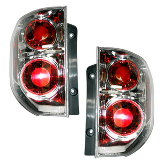 Replace® - Driver and Passenger Side Replacement Tail Light Lens and Housings (CAPA Certified)