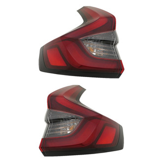 Replace® - Driver and Passenger Side Outer Replacement Tail Lights (CAPA Certified)