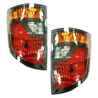 Replace® - Driver and Passenger Side Replacement Tail Light Lens and Housings (CAPA Certified)