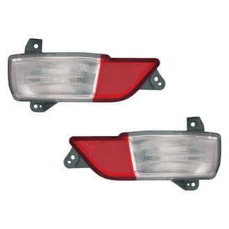 Replace® - Driver and Passenger Side Replacement Backup Lights (CAPA Certified)