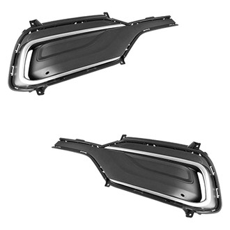 Replace® - Front Driver and Passenger Side Fog Light Cover Set (Standard Line)