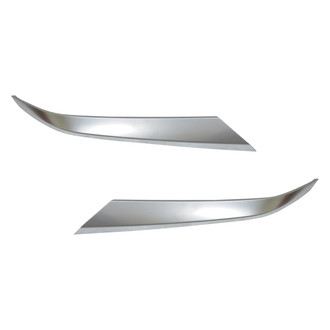 Replace® - Front Driver and Passenger Side Bumper Cover Molding Set (Standard Line)