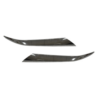Replace® - Front Driver and Passenger Side Bumper Cover Molding Set (Standard Line)