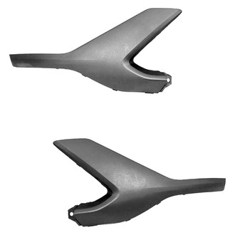 Replace® - Front Driver and Passenger Side Bumper Molding Set (CAPA Certified)