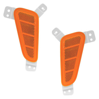 Replace® - Front Driver and Passenger Side Bumper Reflector Set (Standard Line)