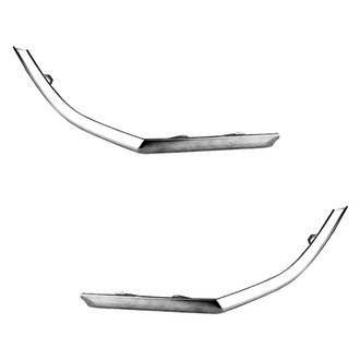 Replace® - Rear Driver and Passenger Side Bumper Cover Molding Set (Standard Line)