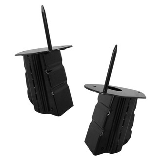 Replace® - Rear Driver and Passenger Side Bumper Reinforcement Bracket Set (CAPA Certified)