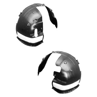 Replace® - Front Driver and Passenger Side Fender Liner Set (CAPA Certified)