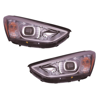 Replace® - Brand New OE Driver and Passenger Side Replacement Headlight Set
