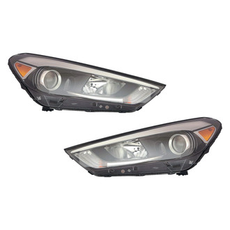 Replace® - Driver and Passenger Side Replacement Headlight Set (Standard Line)