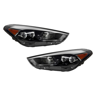 Replace® - Driver and Passenger Side Replacement Headlight Set (CAPA Certified)