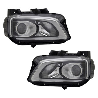 Replace® - Driver and Passenger Side Replacement Headlight Set (Standard Line)