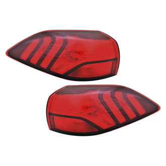 Replace® - Driver and Passenger Side Outer Replacement Tail Lights (CAPA Certified)