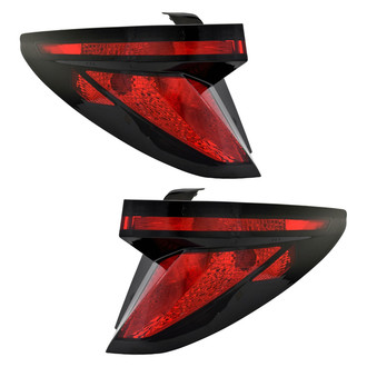 Replace® - Driver and Passenger Side Outer Replacement Tail Lights (Standard Line)