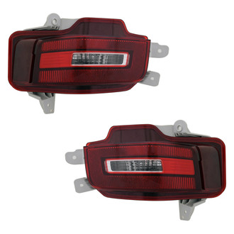 Replace® - Driver and Passenger Side Replacement Backup Lights (CAPA Certified)