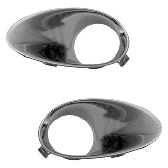 Replace® - Front Driver and Passenger Side Fog Light Bezel Set (Standard Line)
