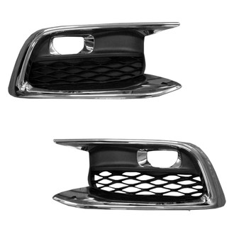 Replace® - Front Driver and Passenger Side Fog Light Bezel Set (Standard Line)