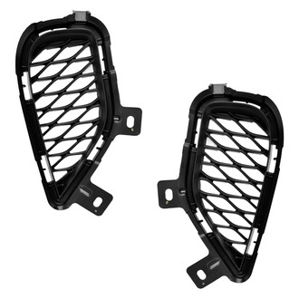 Replace® - Front Driver and Passenger Side Bumper Grille Set (Standard Line)