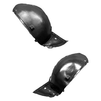 Replace® - Front Driver and Passenger Side Fender Liner Front Section Set (Standard Line)