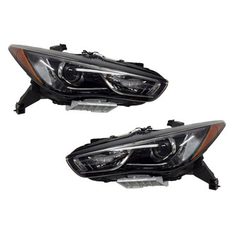 Replace® - Remanufactured OE Driver and Passenger Side Replacement Headlight Set