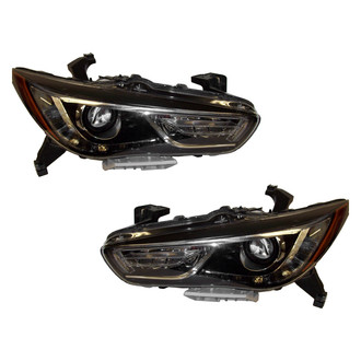 Replace® - Driver and Passenger Side Replacement Headlight Set (Standard Line)