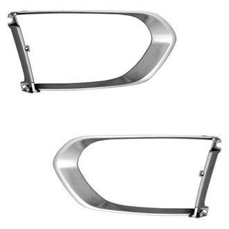 Replace® - Front Driver and Passenger Side Fog Light Trim Set (Standard Line)