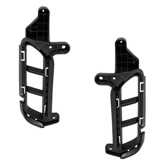 Replace® - Front Driver and Passenger Side Bumper Cover Grille Molding Set (CAPA Certified)